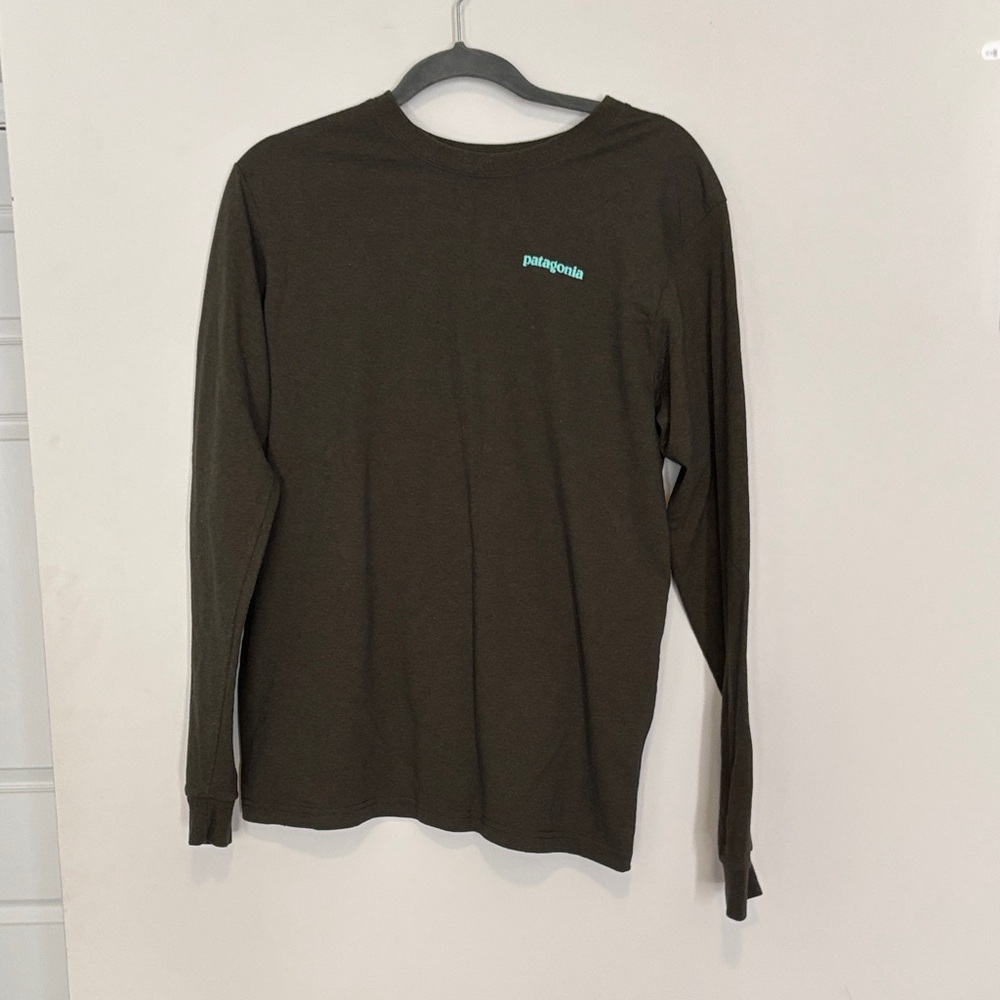 Patagonia Men's Dark Brown Long Sleeve Tee